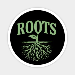 Botanical Roots Plant Lover Magnet